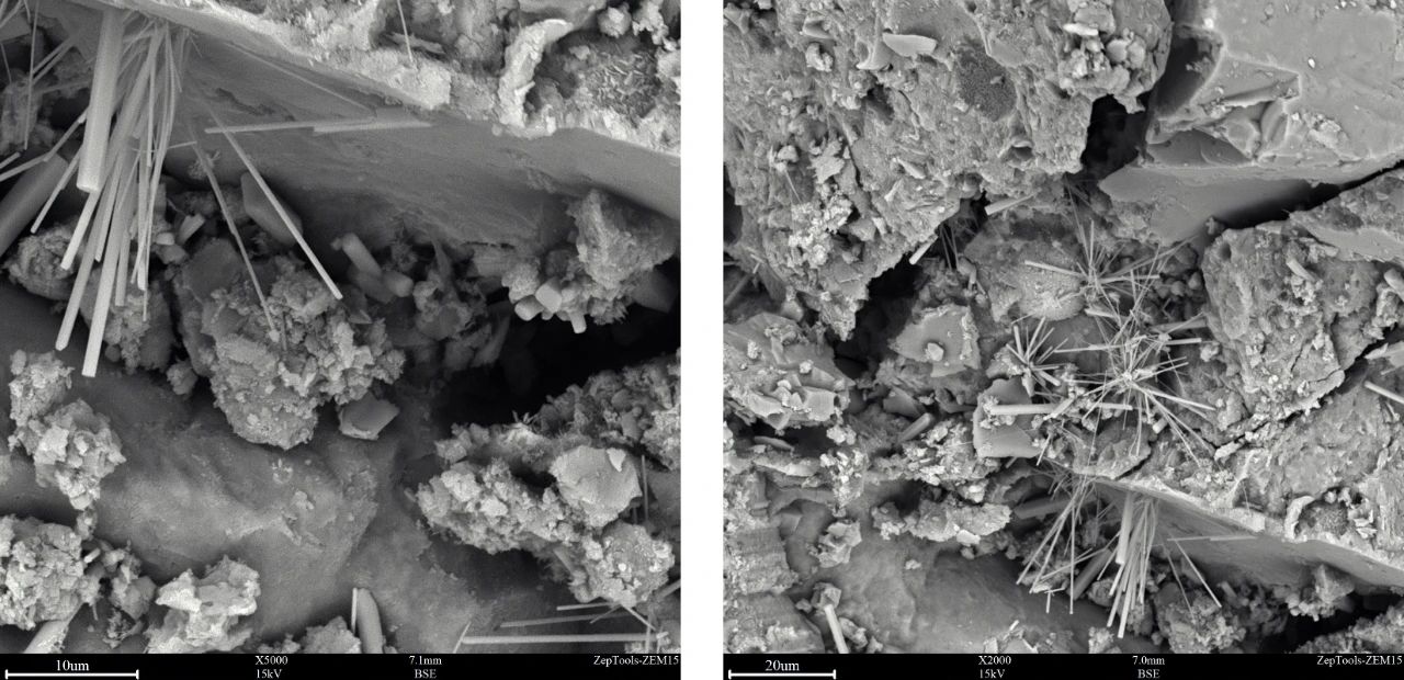 混凝土中的纤维材料