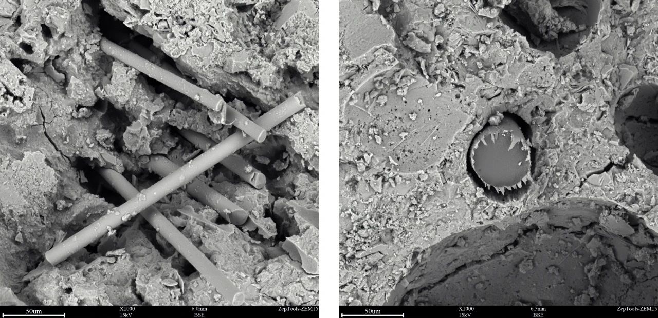 混凝土中的纤维材料