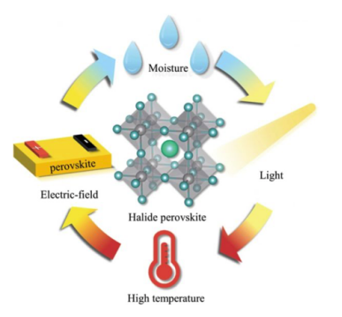 影响卤化物钙钛矿稳定性的因素